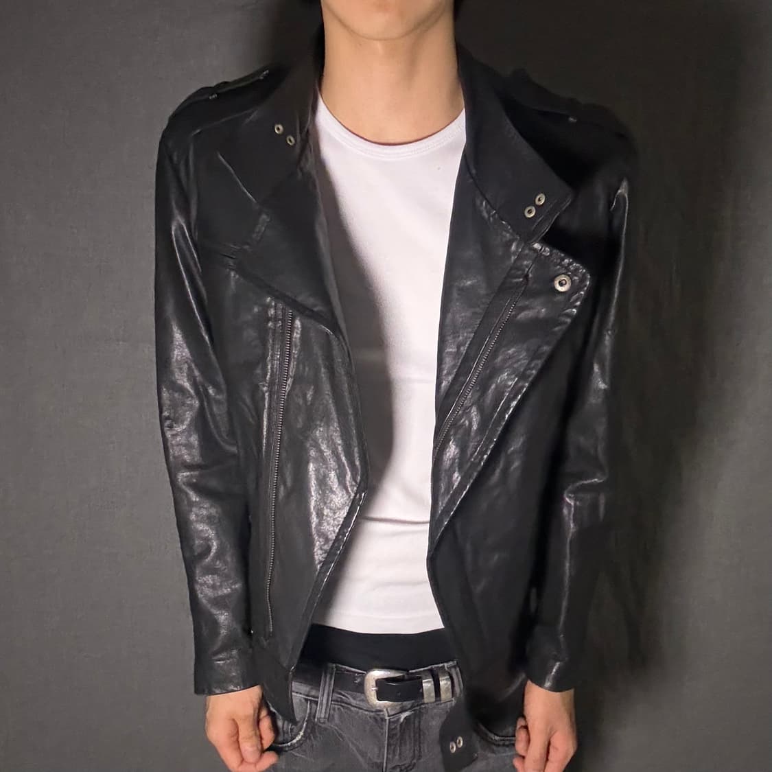 lamb skin leather jacket 상품이미지3