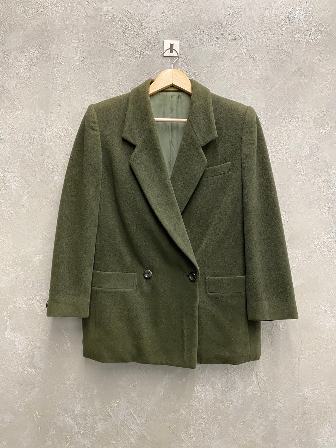 [M] 90s Burberrys 버버리 카키 울 블레이저 상품이미지2