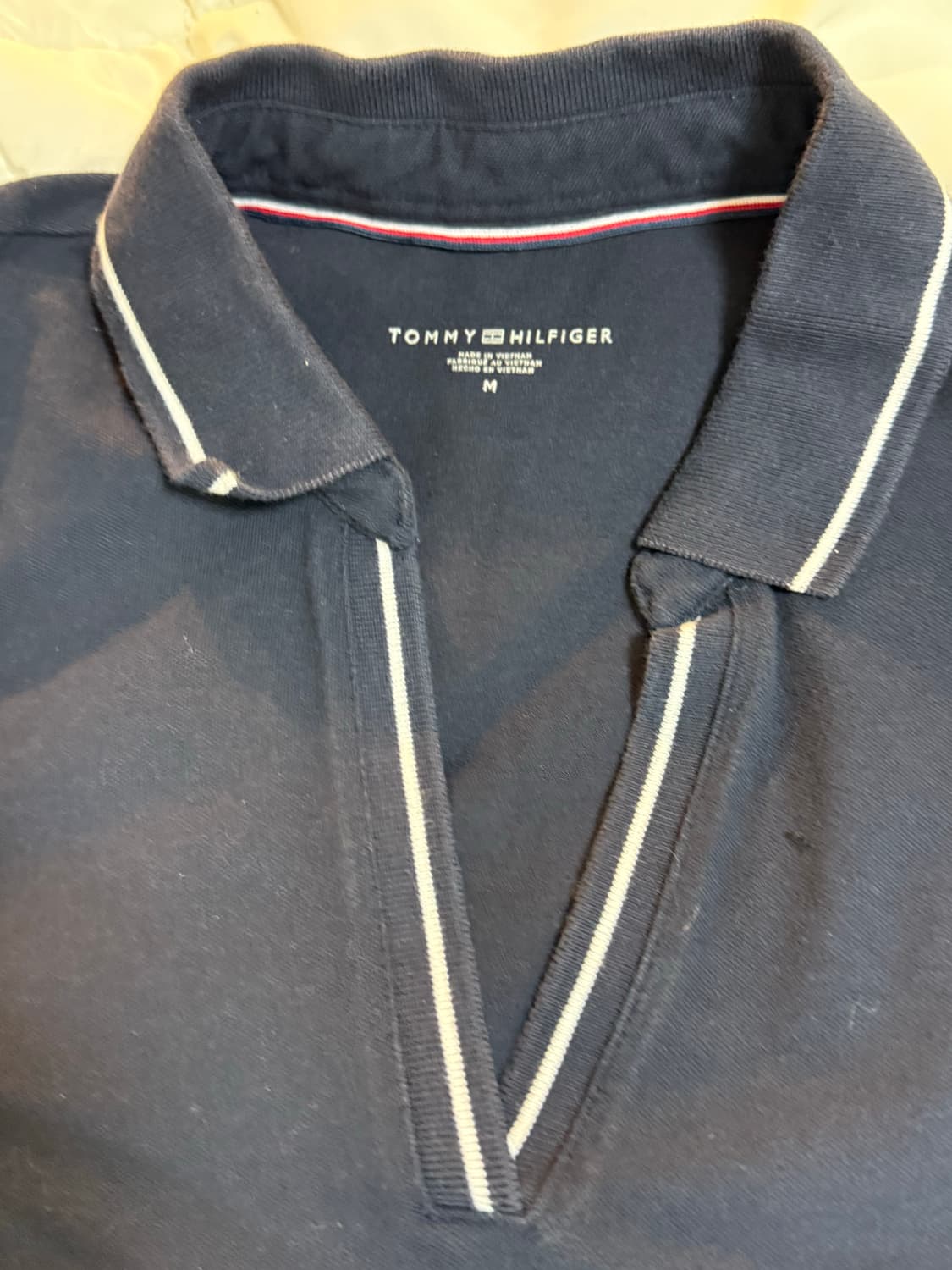 타미힐피거 네이비 카라 원피스 M 상품이미지4