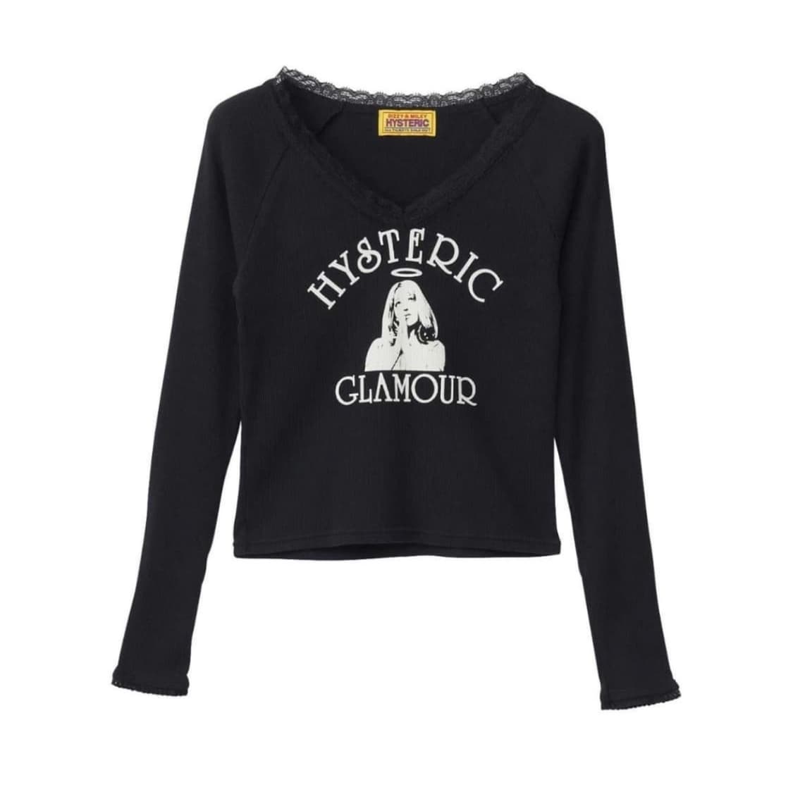 하루만/ 히스테릭글래머 엔젤 롱슬 101 리브 티셔츠 상품이미지1