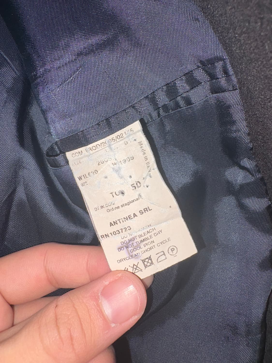 00s 엠포리오 아르마니 롱코트 상품이미지4