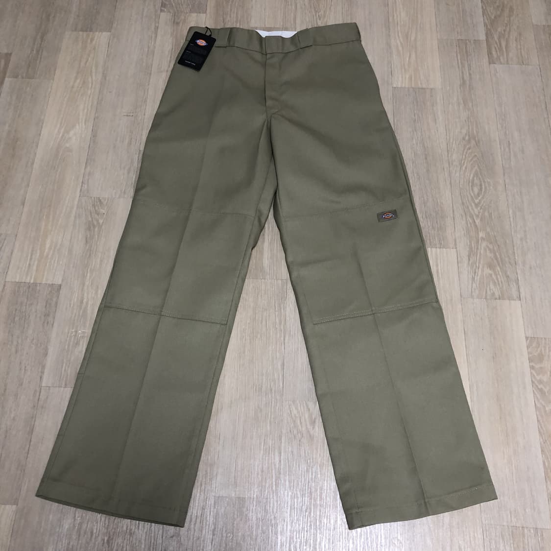 (32) 새상품 디키즈 더블니 85283 루즈핏 워크 팬츠 카키 상품이미지9