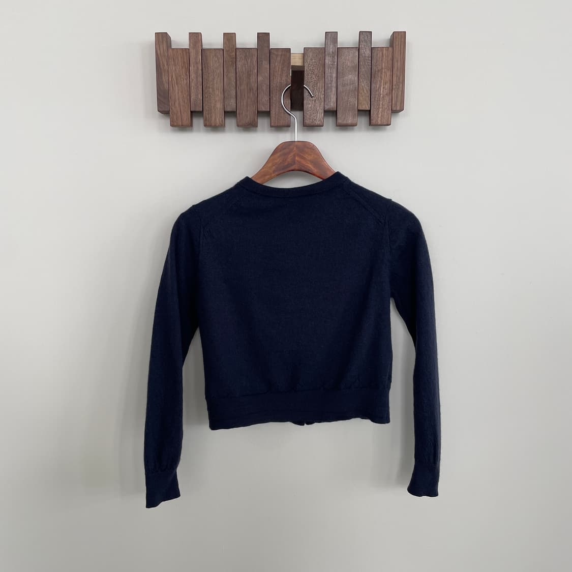 메종 키츠네 베이비 폭스 패치 네이비 레귤러 가디건 상품이미지3