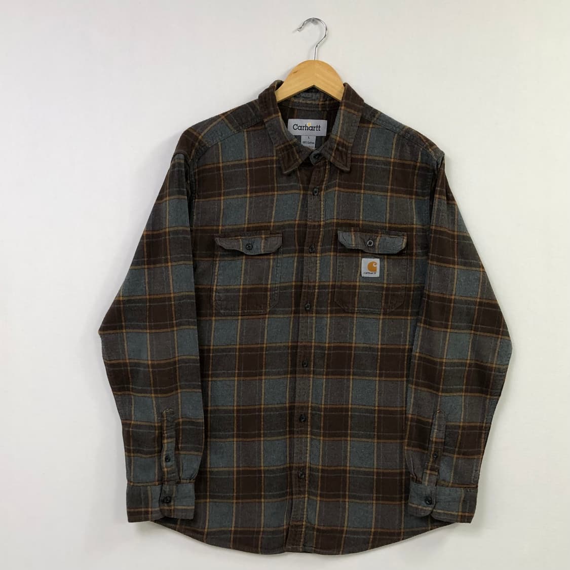 105 칼하트 체크 워크 셔츠 상품이미지2