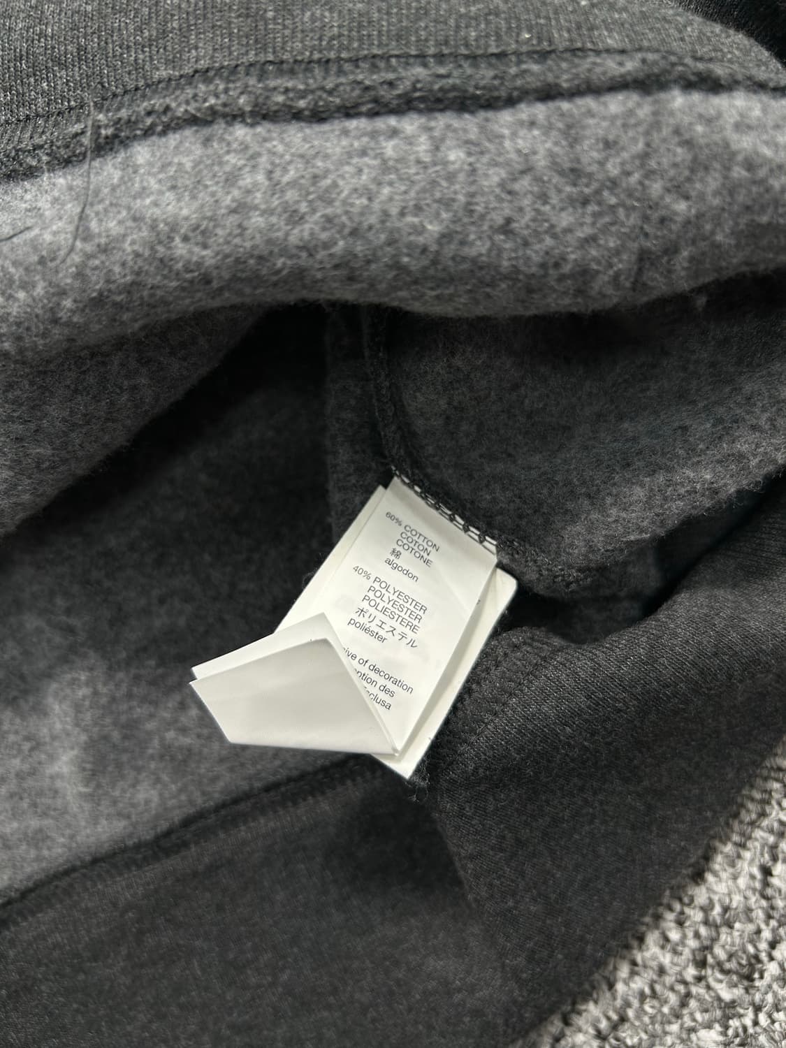 갭 차콜 성조기 빅로고 후드티 L 상품이미지7