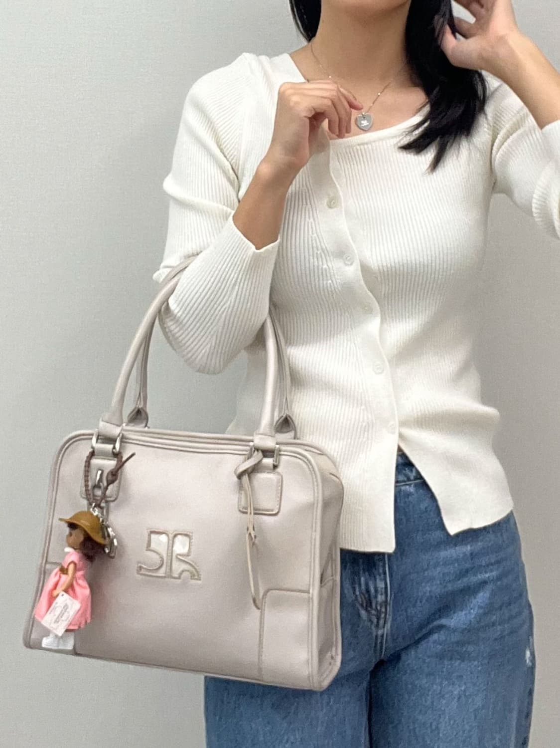 courreges / 꾸레쥬 레더 토트백  상품이미지9
