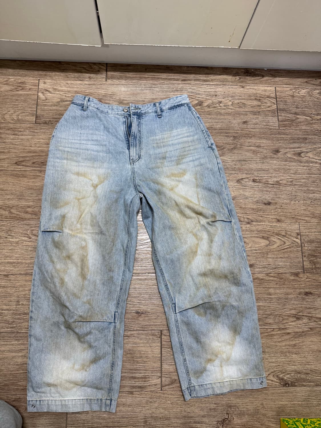 ETCE 오일 워시드 배기팬츠 상품이미지1