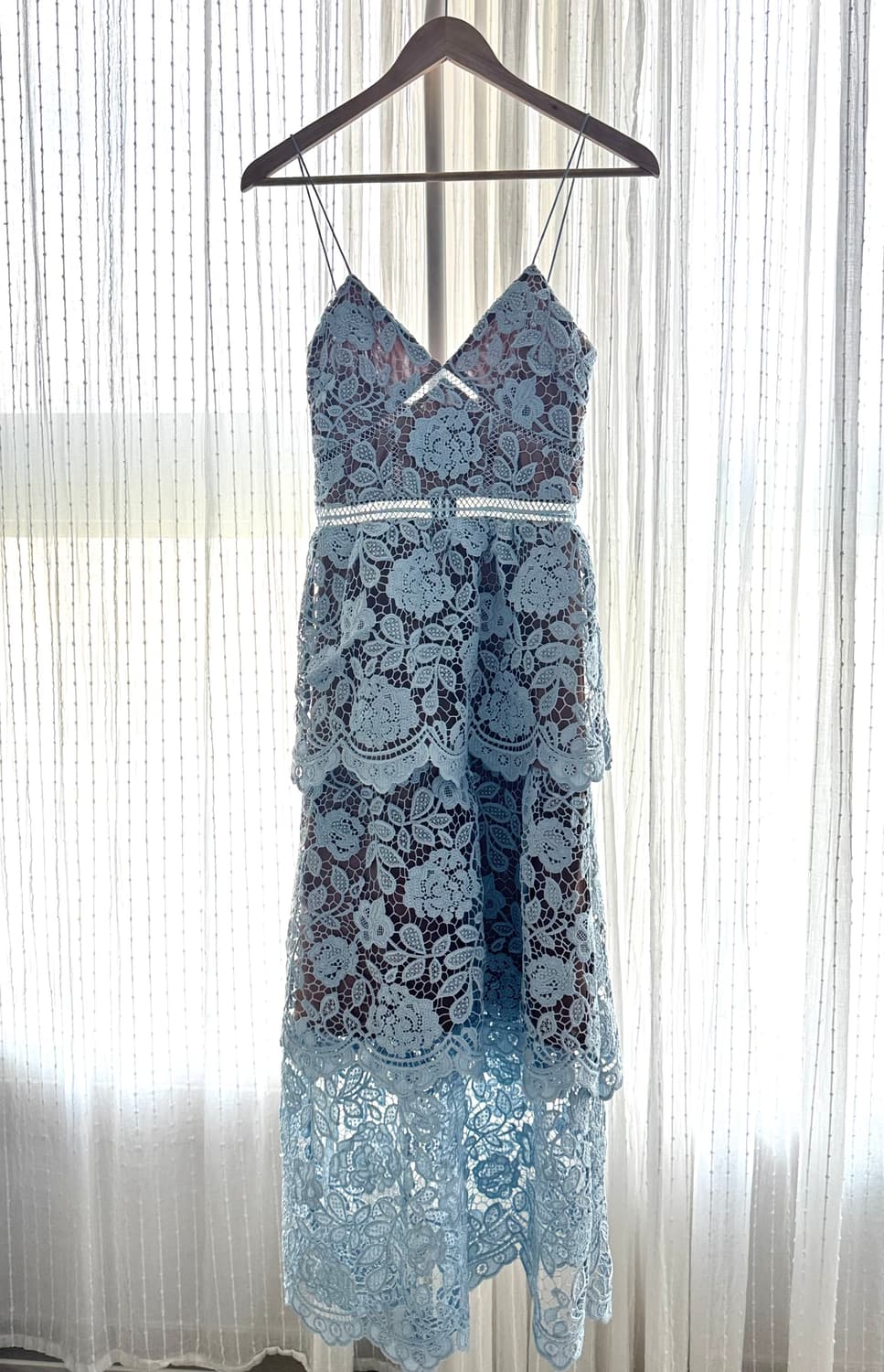 Self-Portrait Azalea Lace Midi Dress 상품이미지2