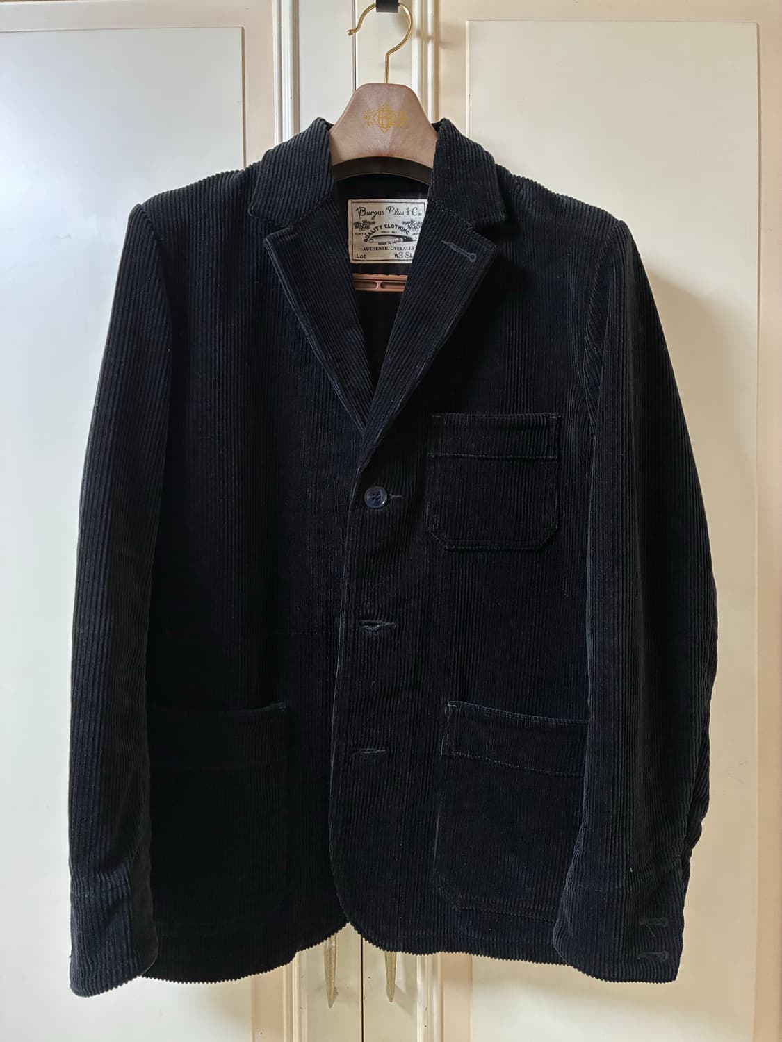 버거스 플러스 코듀로이 블레이저 상품이미지1