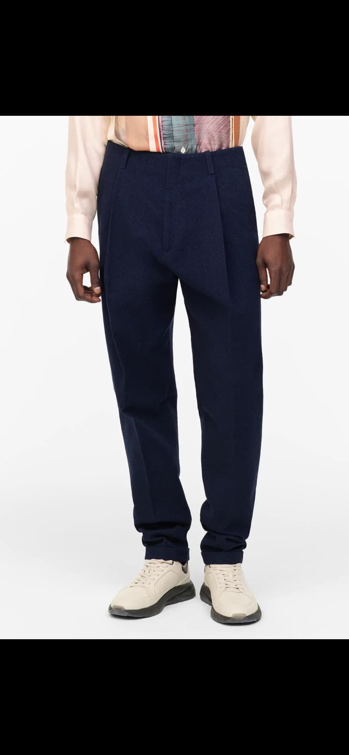 자라 리미티드에디션 네이비멜란지 남성 팬츠 상품이미지1