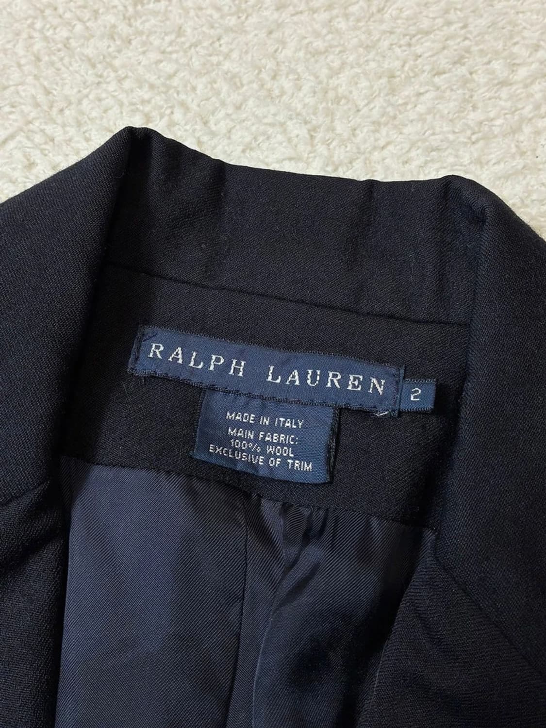 랄프로렌 00's RLC 자수포켓 은장 버튼 블레이저 PN6907 상품이미지9