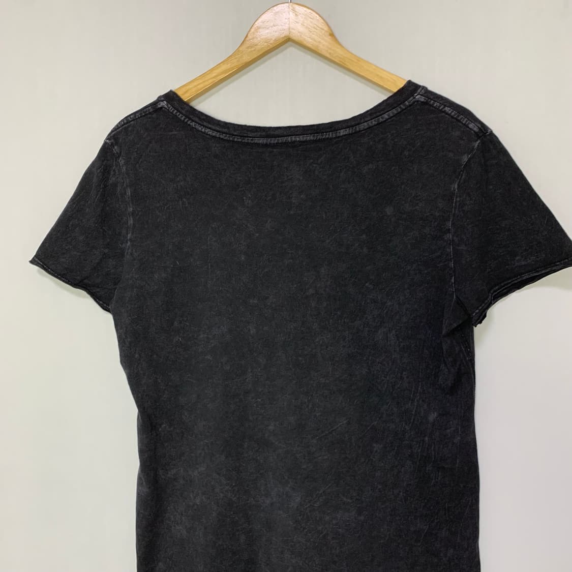 할리데이비슨 빈티지 반팔 티셔츠 스컬 프린팅 워싱 차콜 브이넥 L 상품이미지7