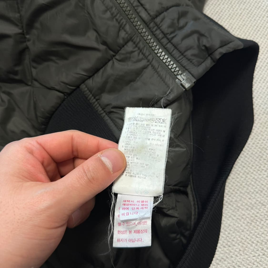 밀레 퀼팅 봄버 자켓 상품이미지4