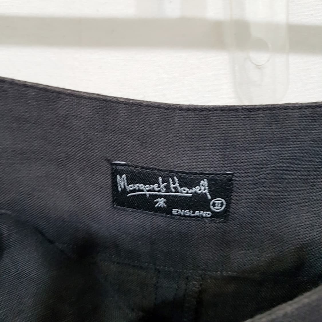 Margaret Howell 마가렛호웰 린넨 100% 스커트 차콜 상품이미지3