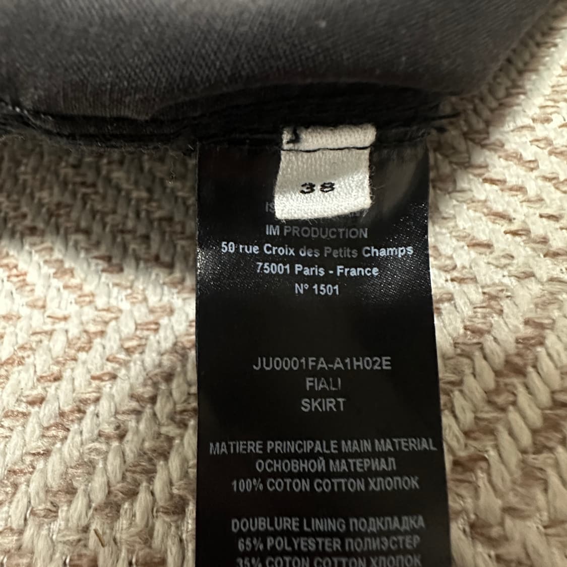 ISABEL MARANT etoile black denim skirt 상품이미지5