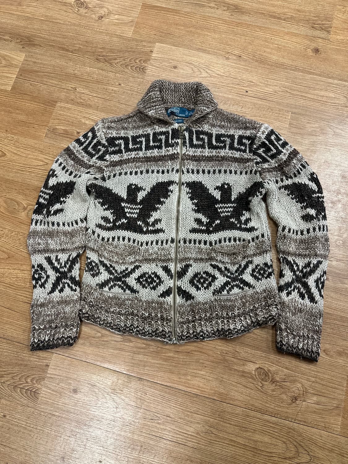 (M)폴로랄프로렌 코위찬 핸드메이드 니트 집업 상품이미지1