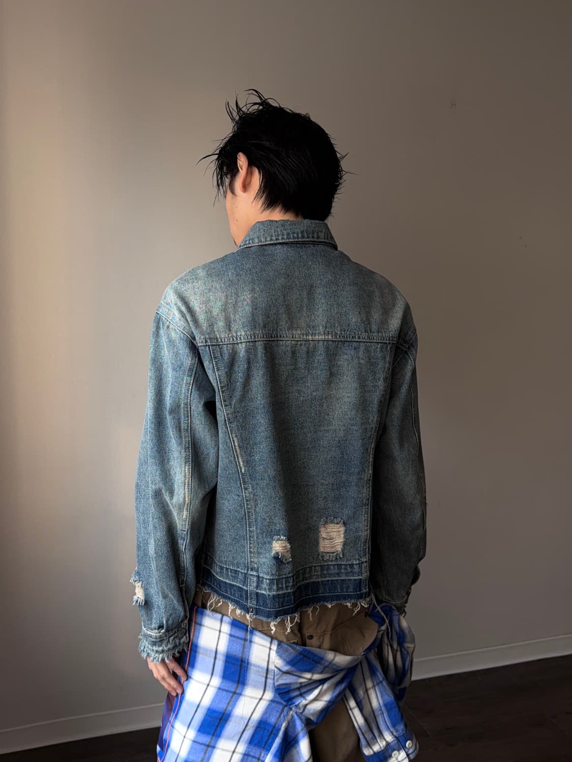 Festival 디스트레스 트러커 자켓 상품이미지7