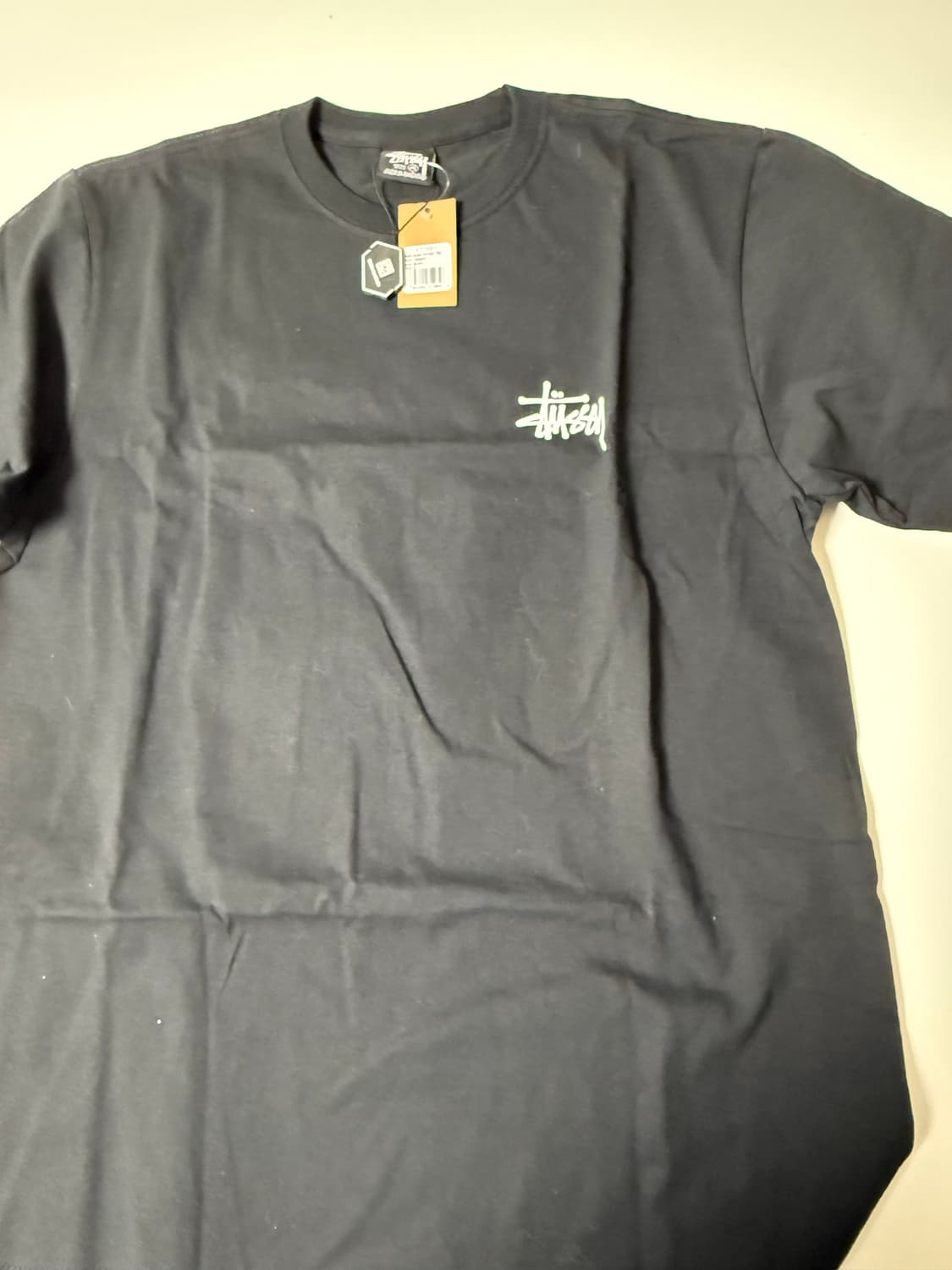 스투시 베이직 반팔 블랙 M 상품이미지3