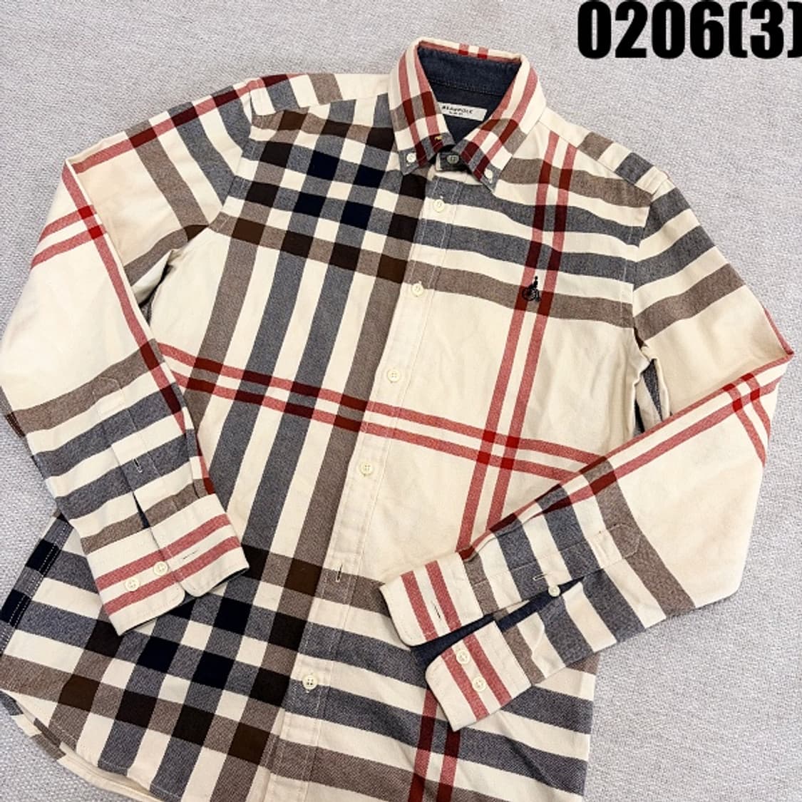 [95] 빈폴 슬림핏 체크 셔츠 남방 0206(3) 상품이미지2