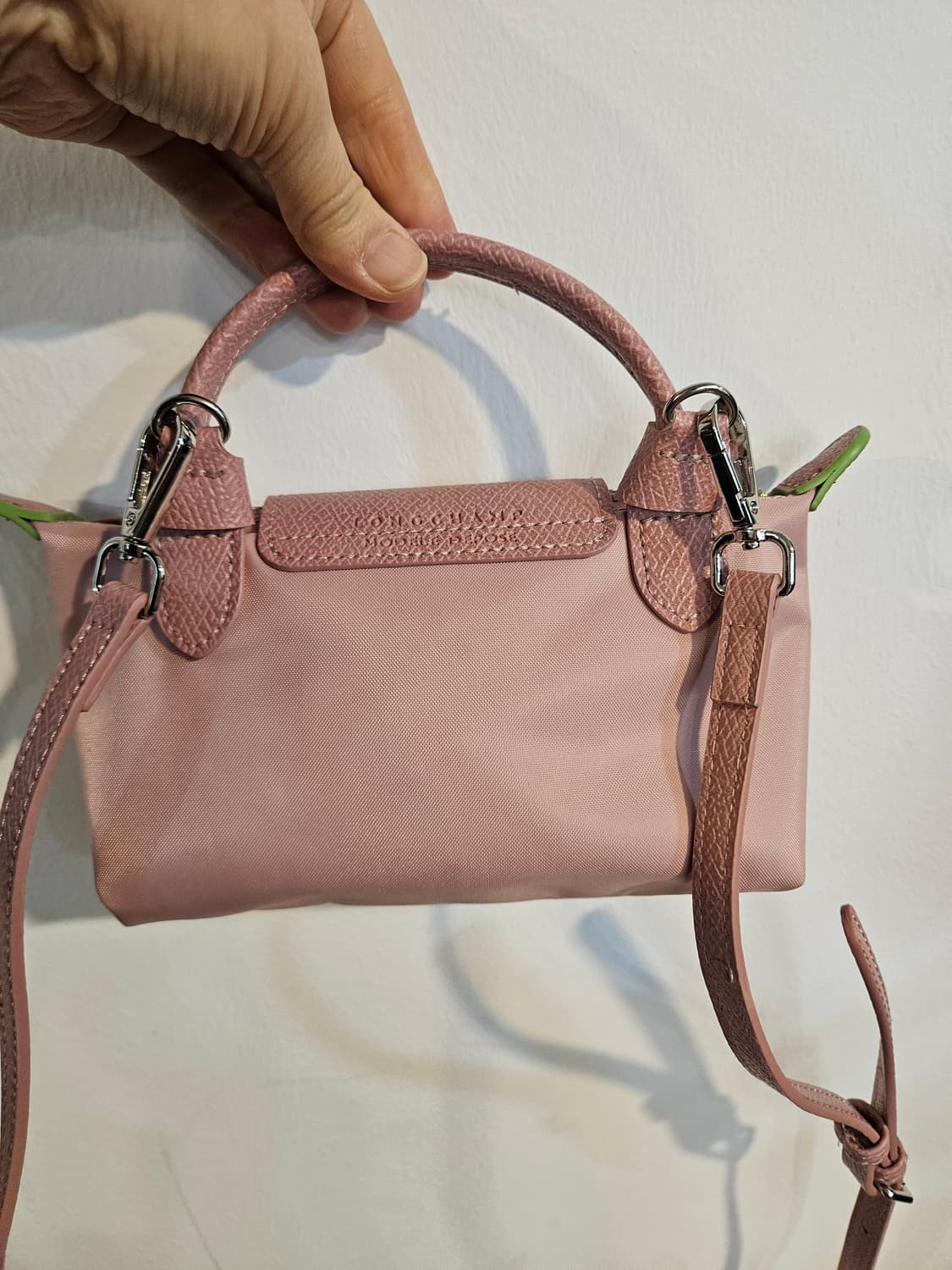 상태최상)롱샴 르플리아쥬 핑크 미니 크로스백 상품이미지2