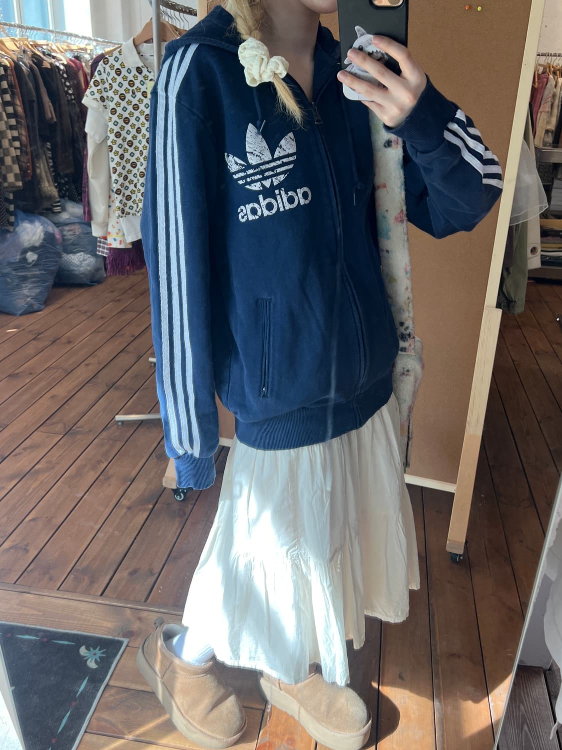 아디다스 데미지 파이어버드 후드집업 상품이미지2