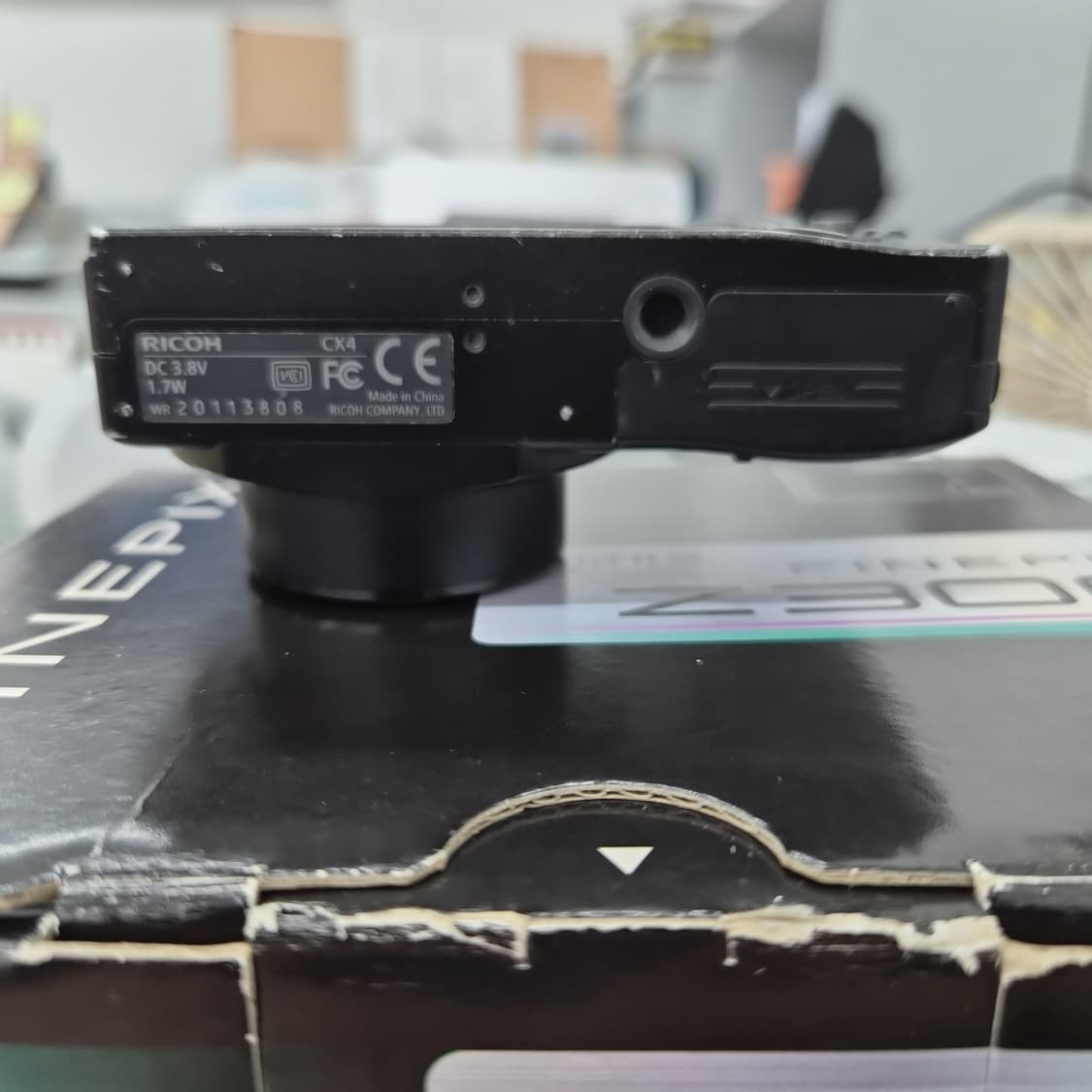 리코 ricoh cx4 블랙 디지털 카메라 디카 부품용 정크품 양도 상품이미지4