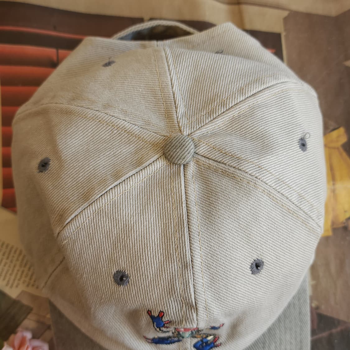 90s 빈티지 모자 애니멀 캡모자 트러커캡 미국 빈티지 독화살개구리 상품이미지4