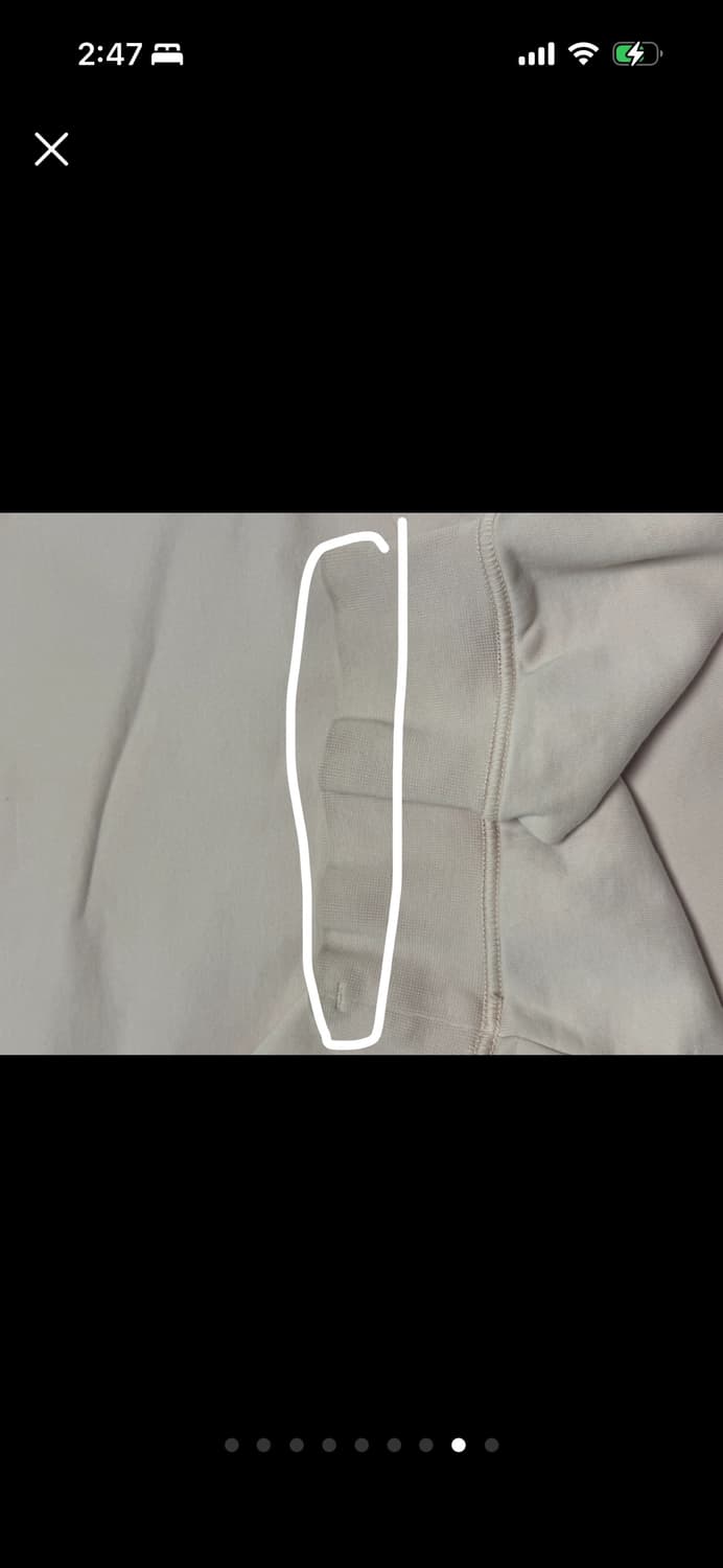 21ss스톤아일랜드 맨투맨 xl 인디핑크 한글택정품  741563051  상품이미지9