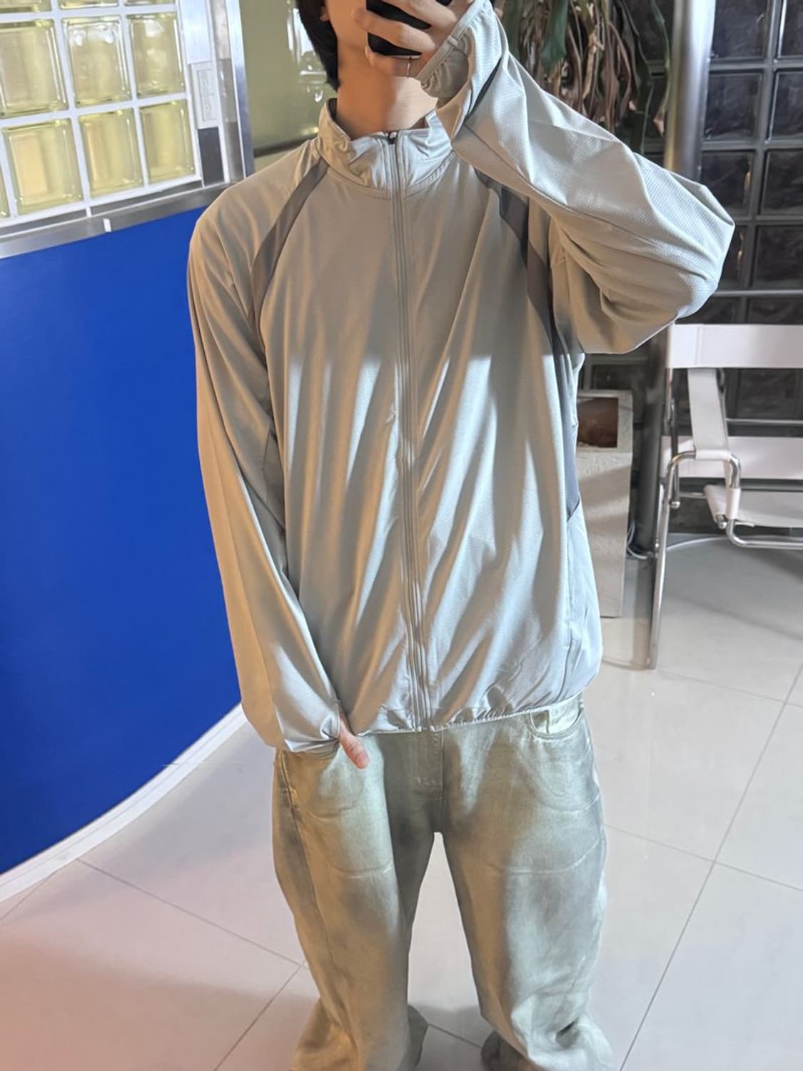 CUT LIGHT WEIGHT BLOUSON 라이트 자켓 상품이미지2