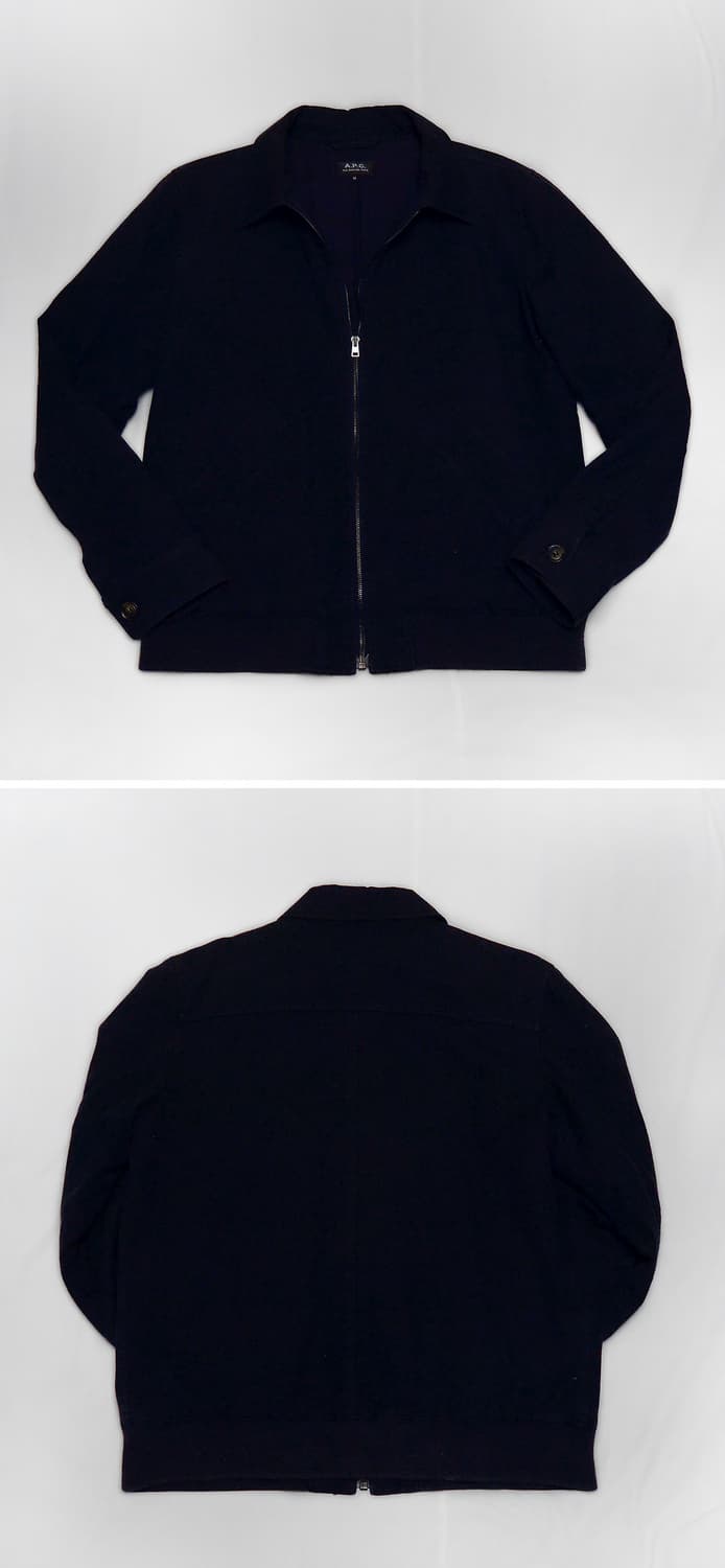 아페쎄 (A.P.C) 길버트 울코튼 집업 블루종 자켓 (M / 100) 상품이미지2