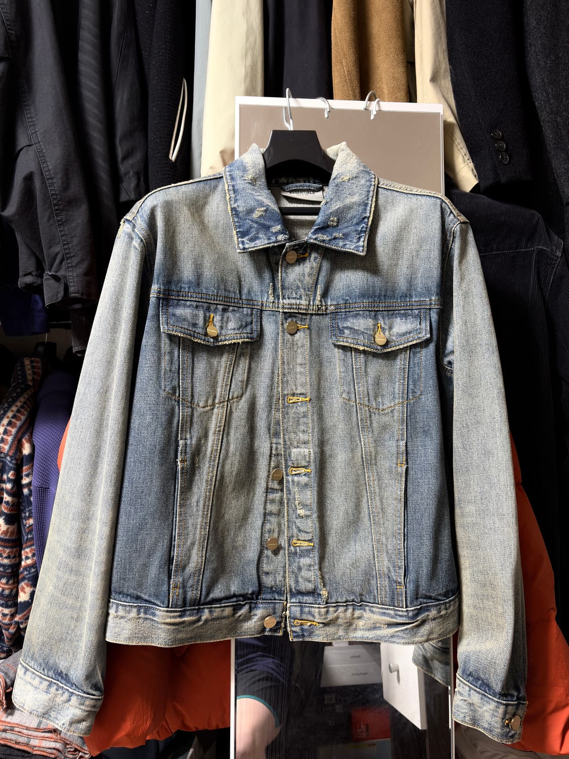 피어오브갓 에센셜 데님 자켓 상품이미지1