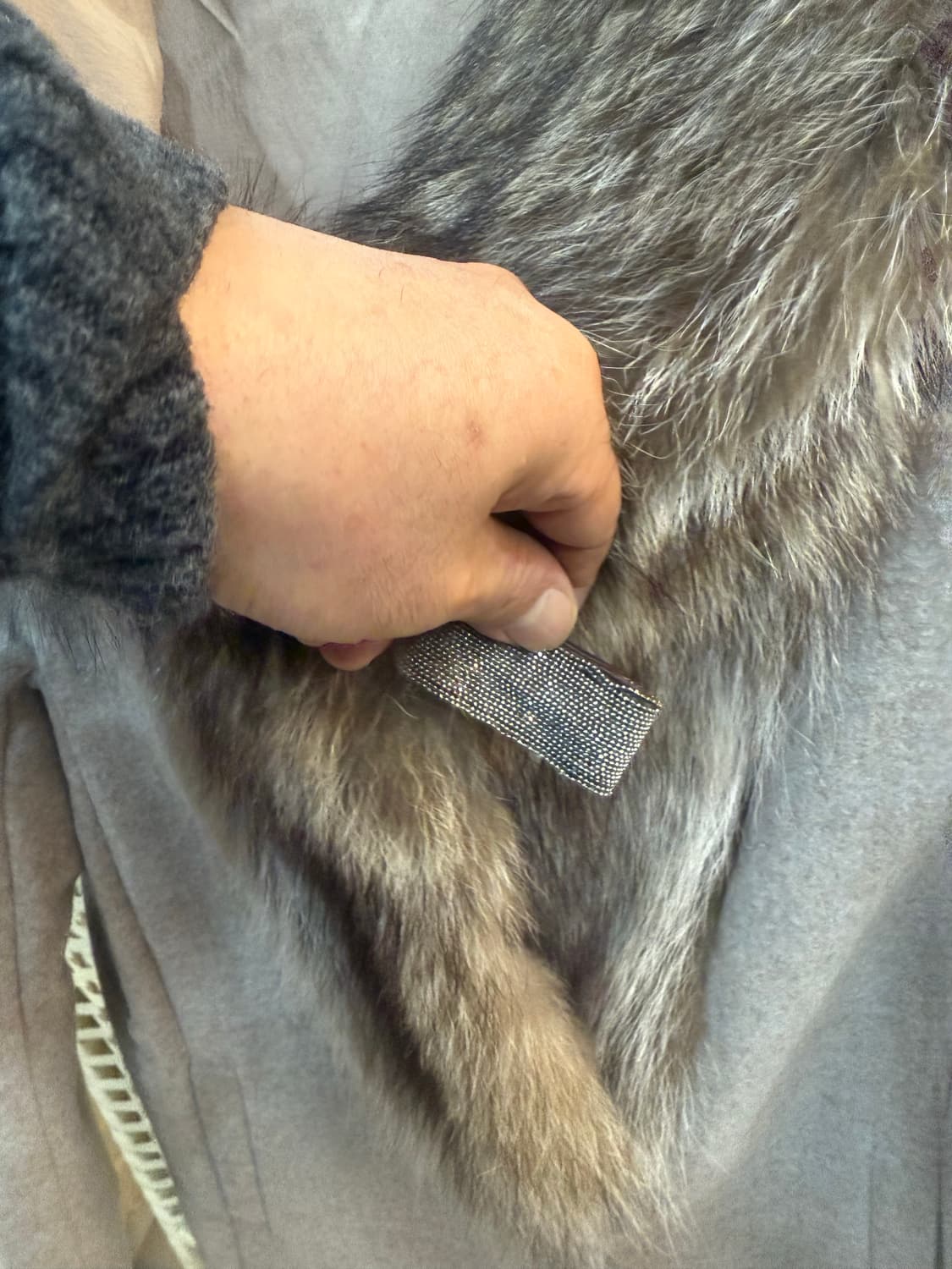 42/66 정품 부르넬로 쿠치넬리 알파카 롱코트 팝니다 상품이미지7