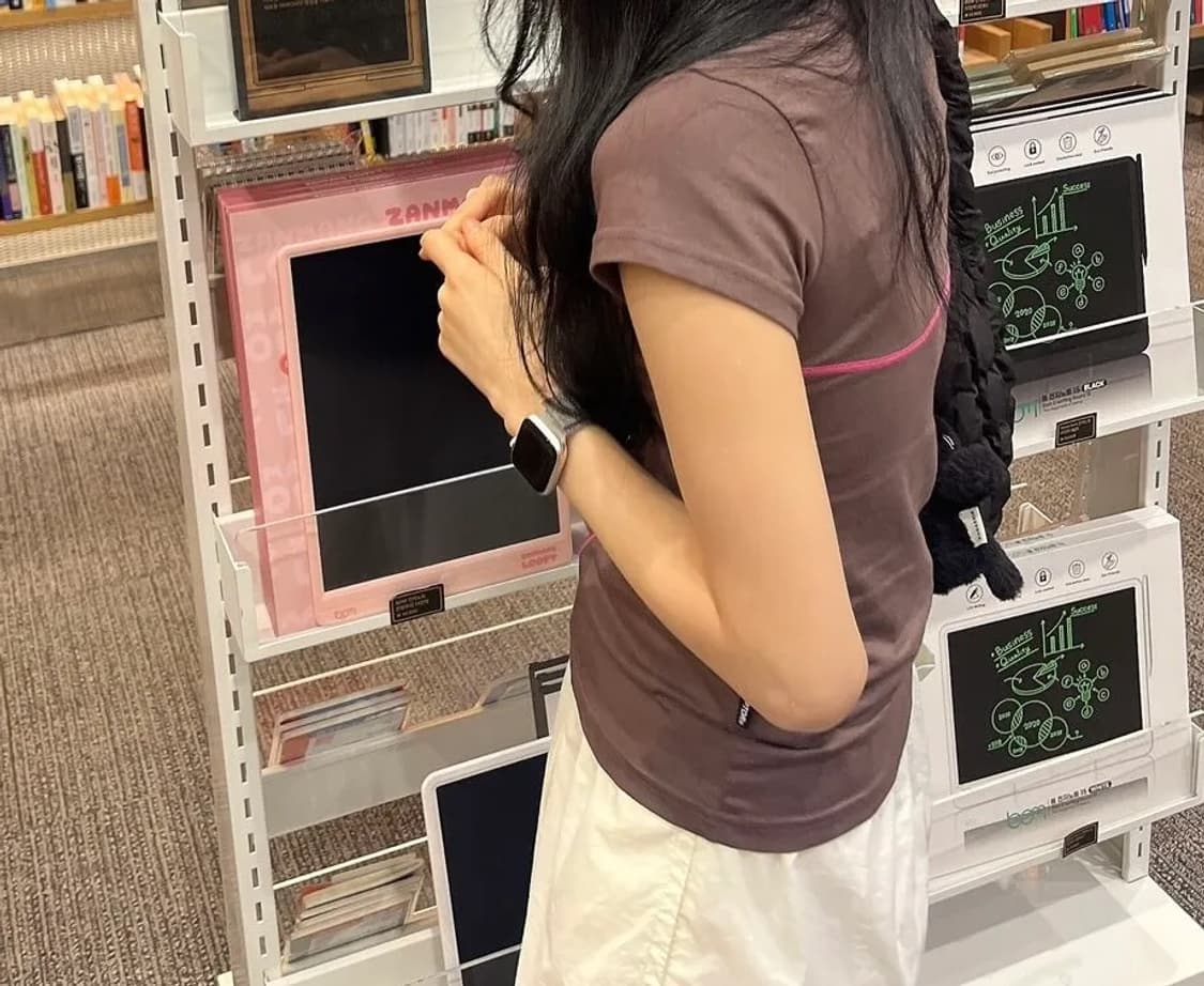 29cm한정 스컬프터 콘트라스트 스티치 티 브라운 상품이미지9