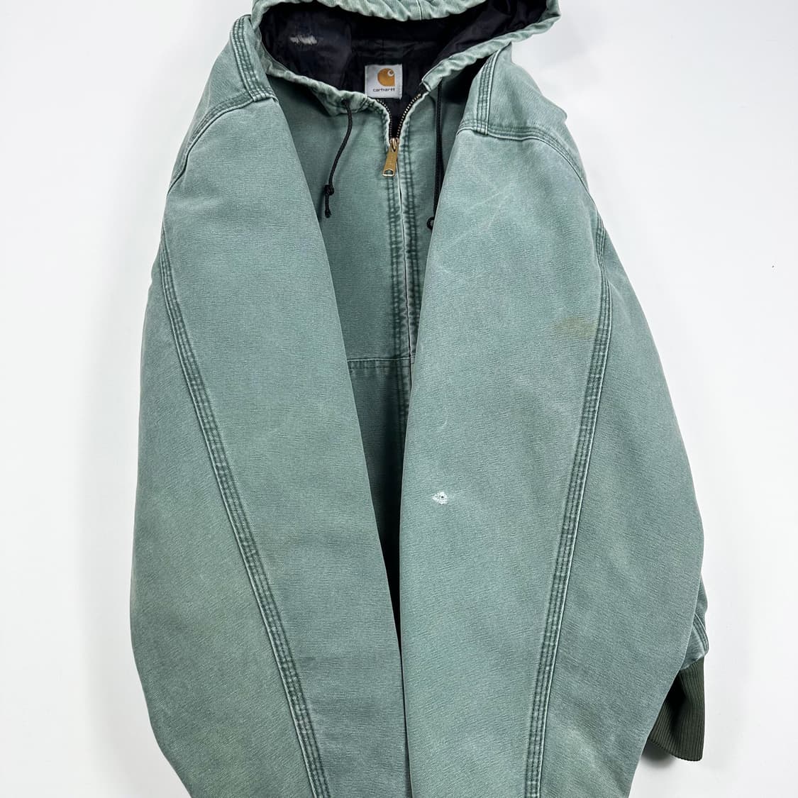 (하자존재) 칼하트 OG 덕액티브 워크자켓 민트 L 상품이미지3