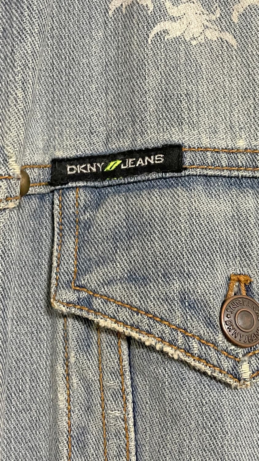 DKNY 남성 데님자켓  XL 105 라이더 청자켓 상품이미지4