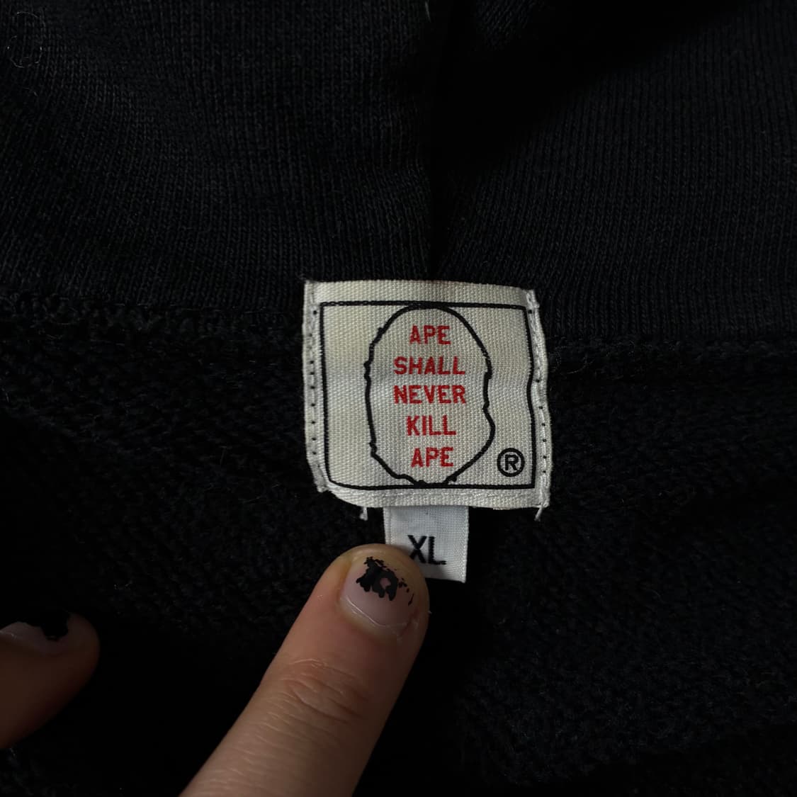 Bape  베이프 X 카우스 블랙 후드집업  상품이미지9