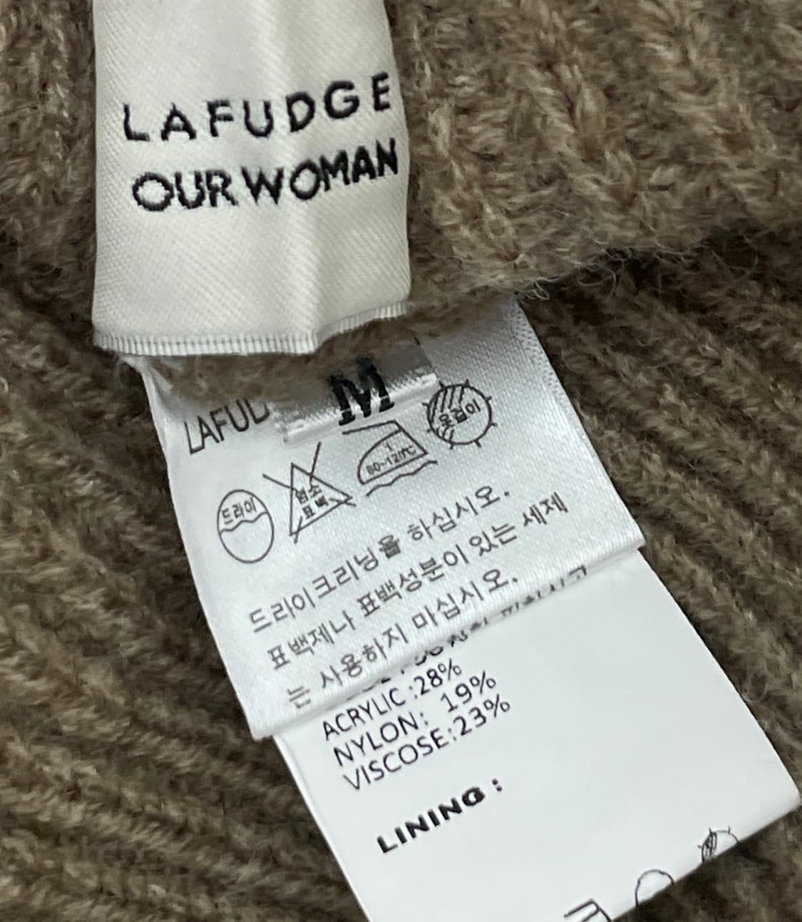 라퍼지포 우먼 풀오버 카라 니트 M 상품이미지4