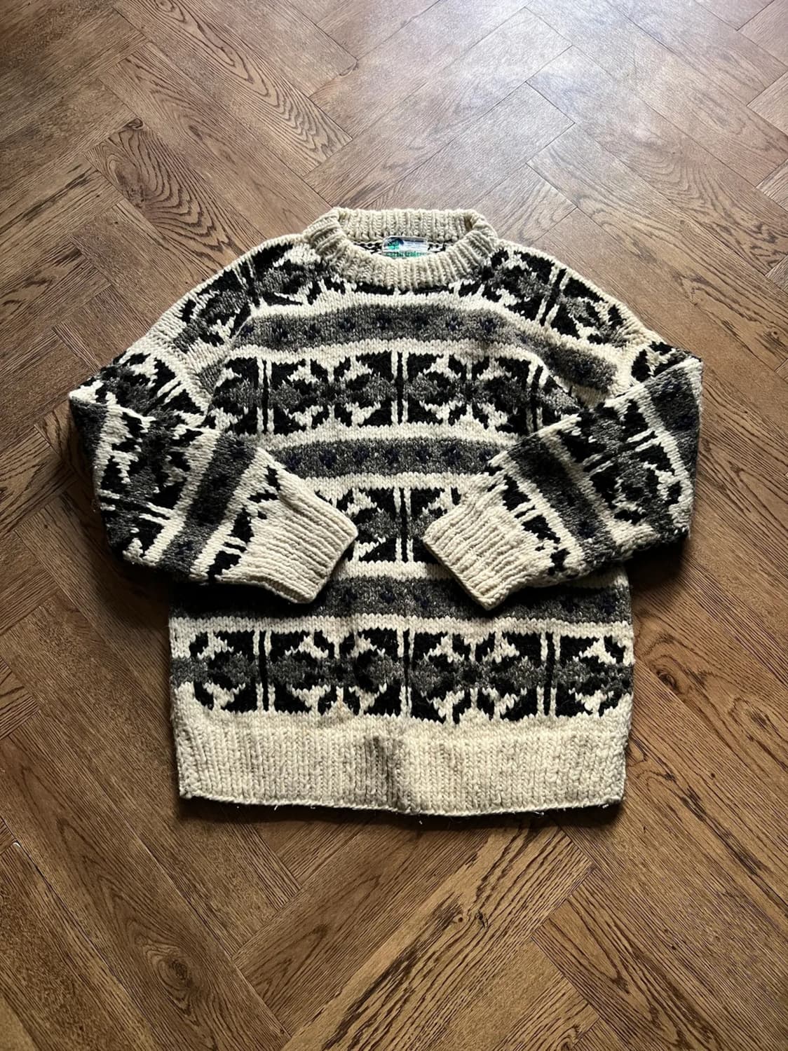 [L]90's Earth Traders 어스 트레이더 에콰도르 니트 상품이미지1