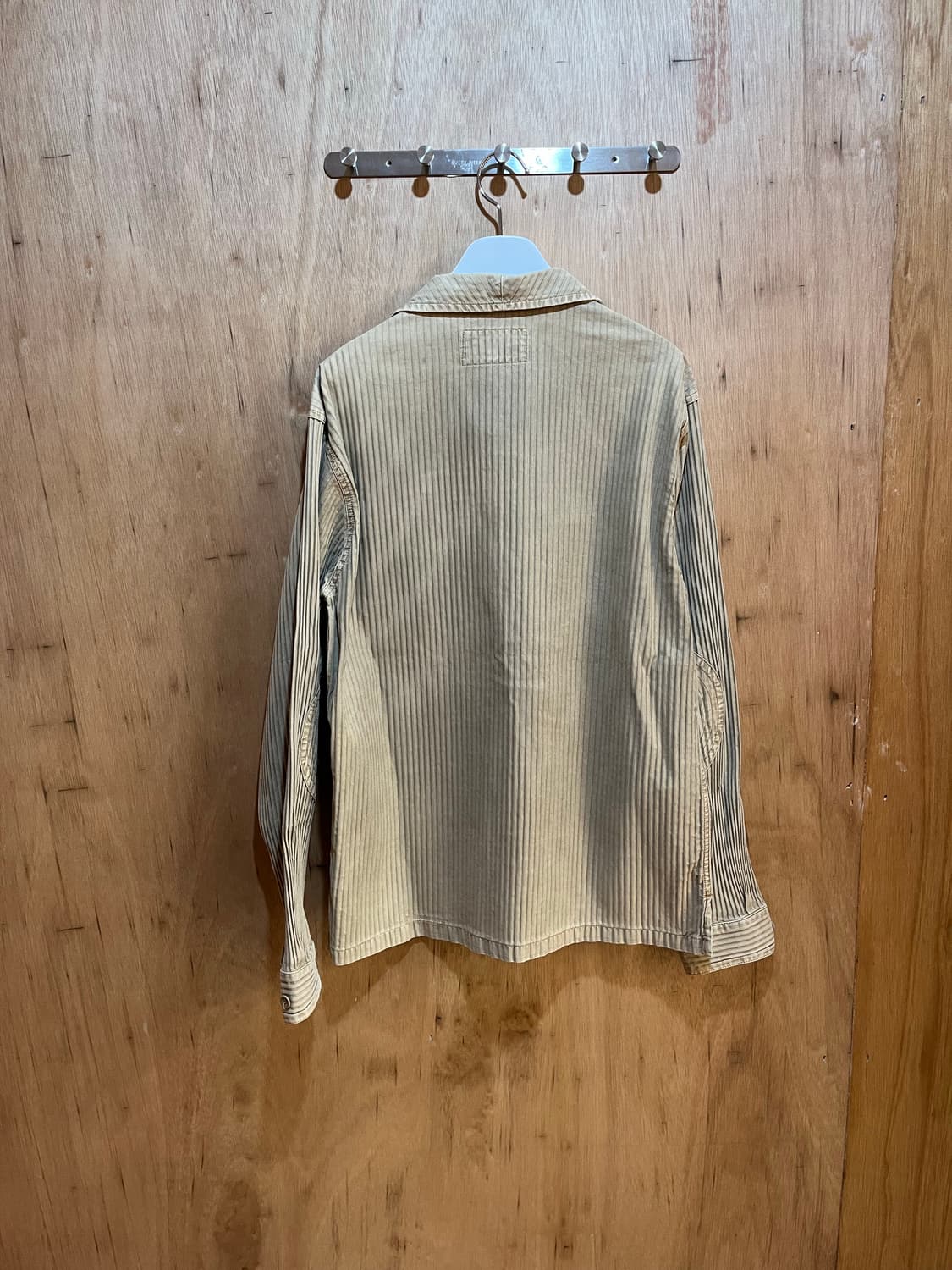 Armani jeans 베이지 플리츠 자켓 상품이미지3