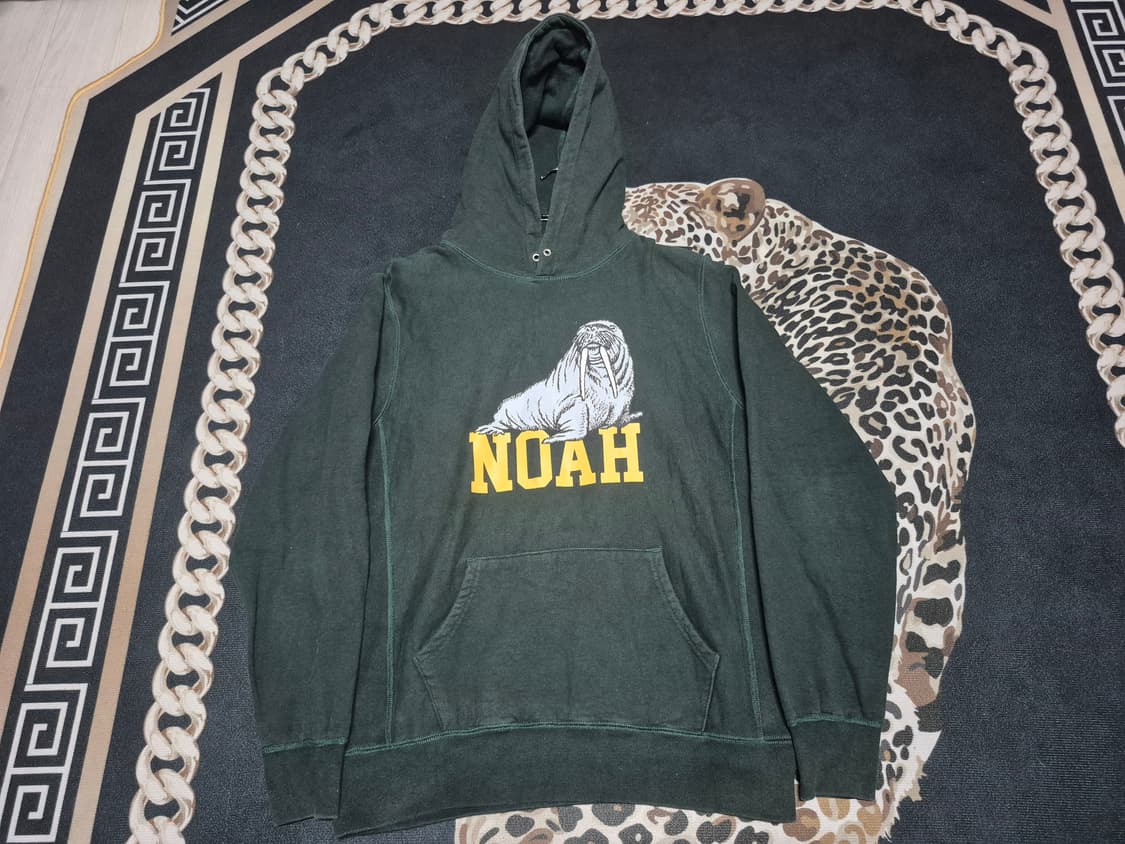 노아 NOAH 왈라스 후드티 그린 L 상품이미지1