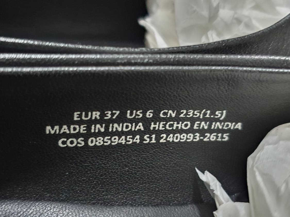 cos 코스 스퀘어토 플랫 슈즈 37 상품이미지3