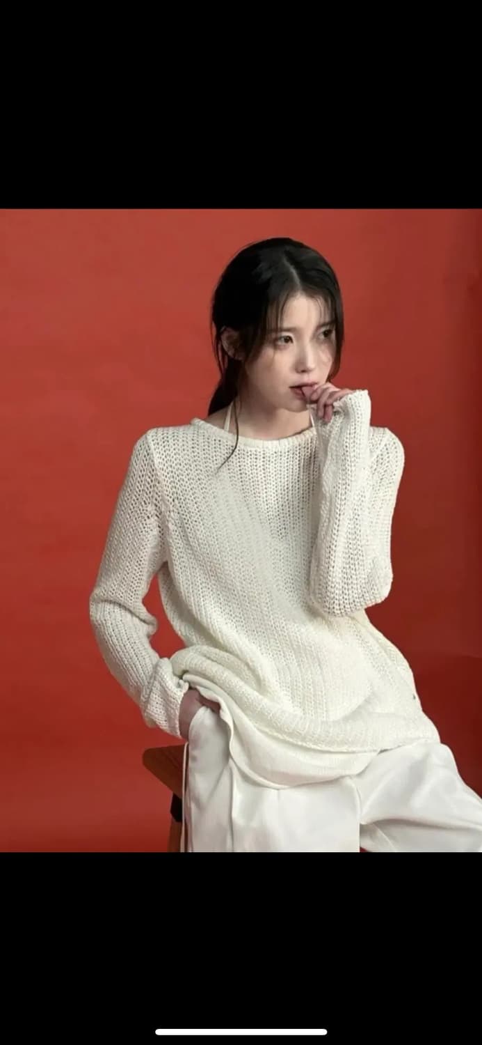 앤니즈 Hay loose knit (olive) 상품이미지3