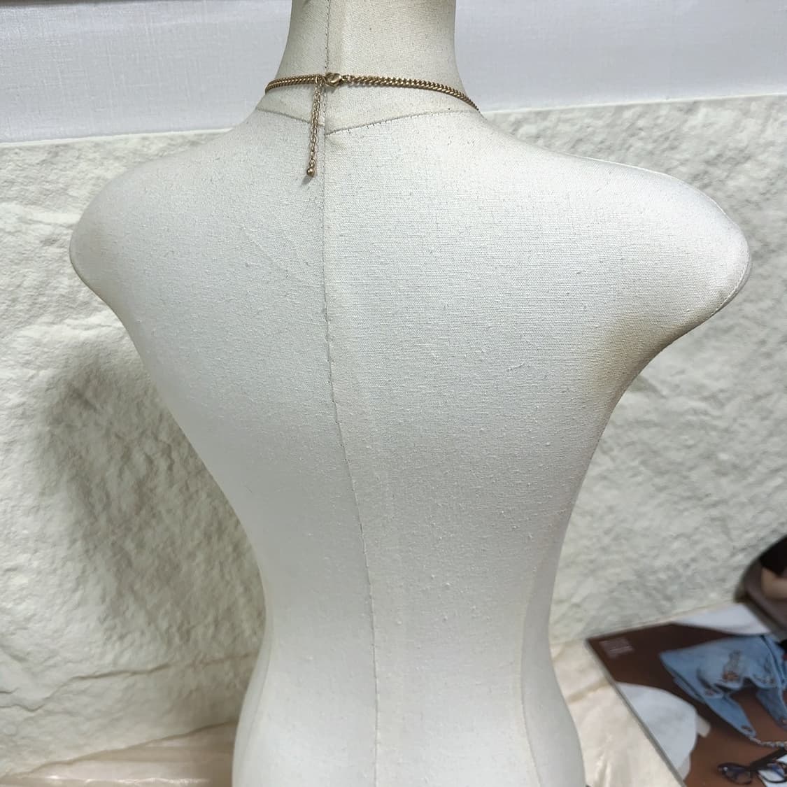 빈티지 중세 메탈칩 쿠바체인 목걸이 상품이미지3