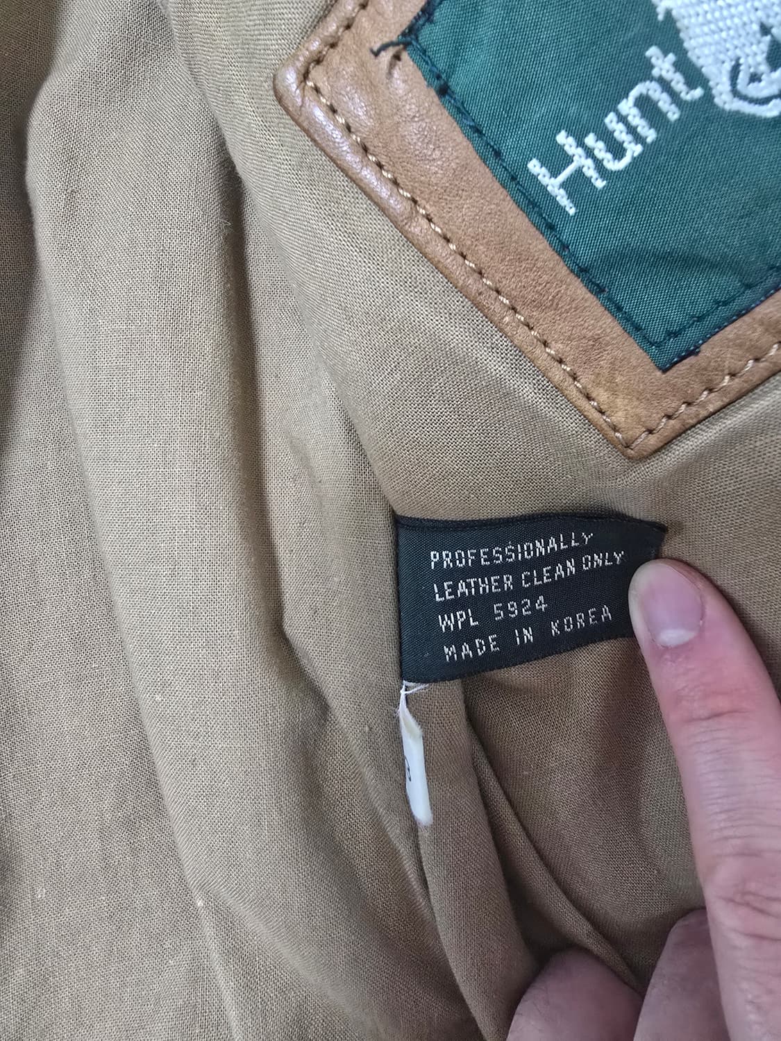 빈티지 스타일 가죽 봄버 자켓 L 42 상품이미지7