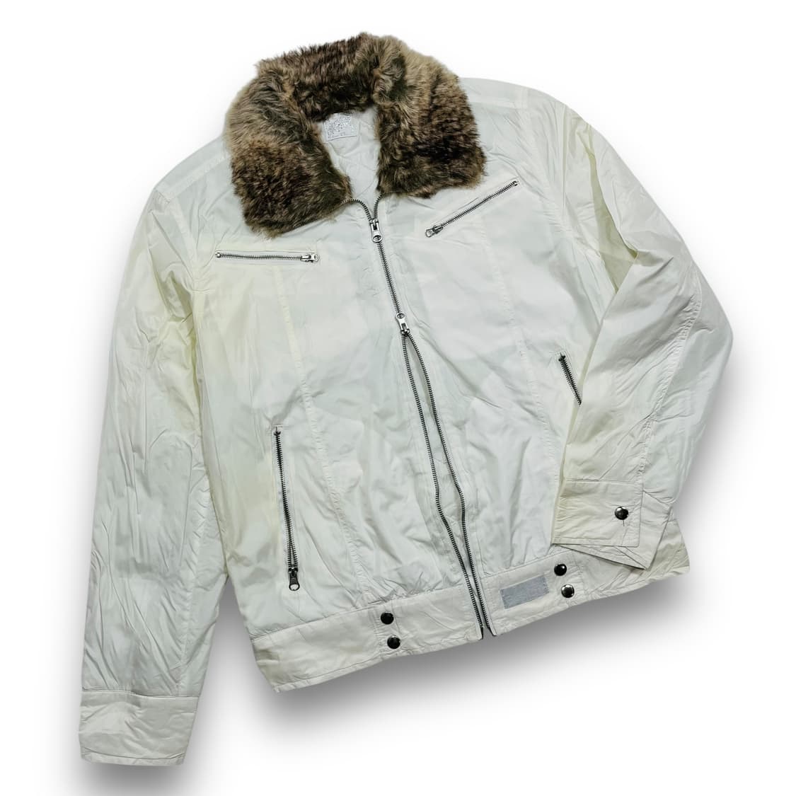 Esge two-way white nylon jacket 상품이미지2