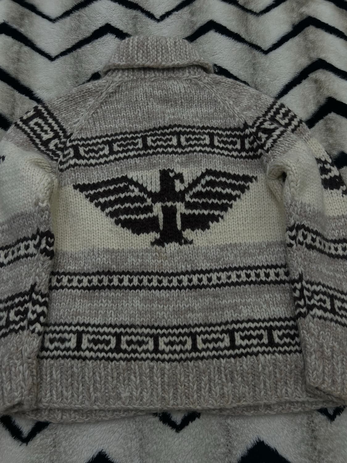 [실측XL]Canadian Sweater 썬더버드 캐나다 코위찬 상품이미지2