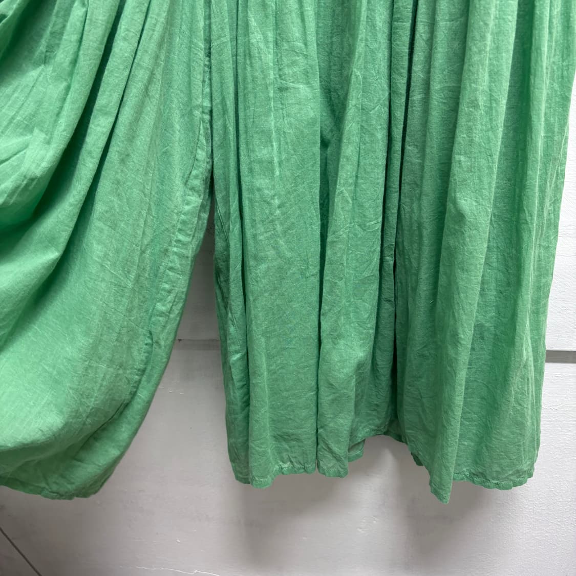 CIAOPANICTYPY 그린 코튼 와이드 팬츠  JPN 상품이미지2