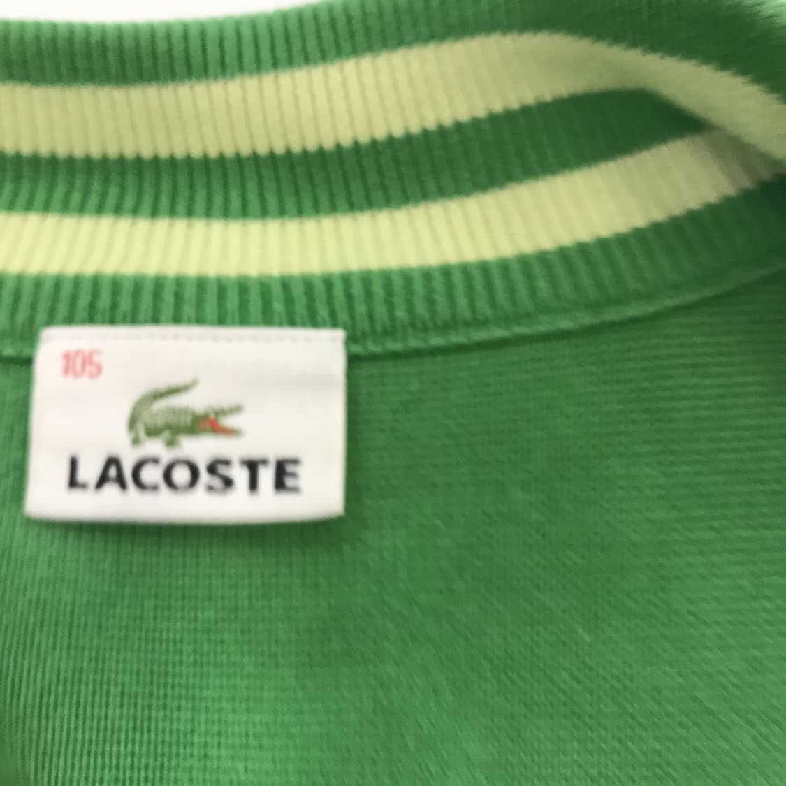 라코스테 코튼 니트집업 [105사이즈] 상품이미지5
