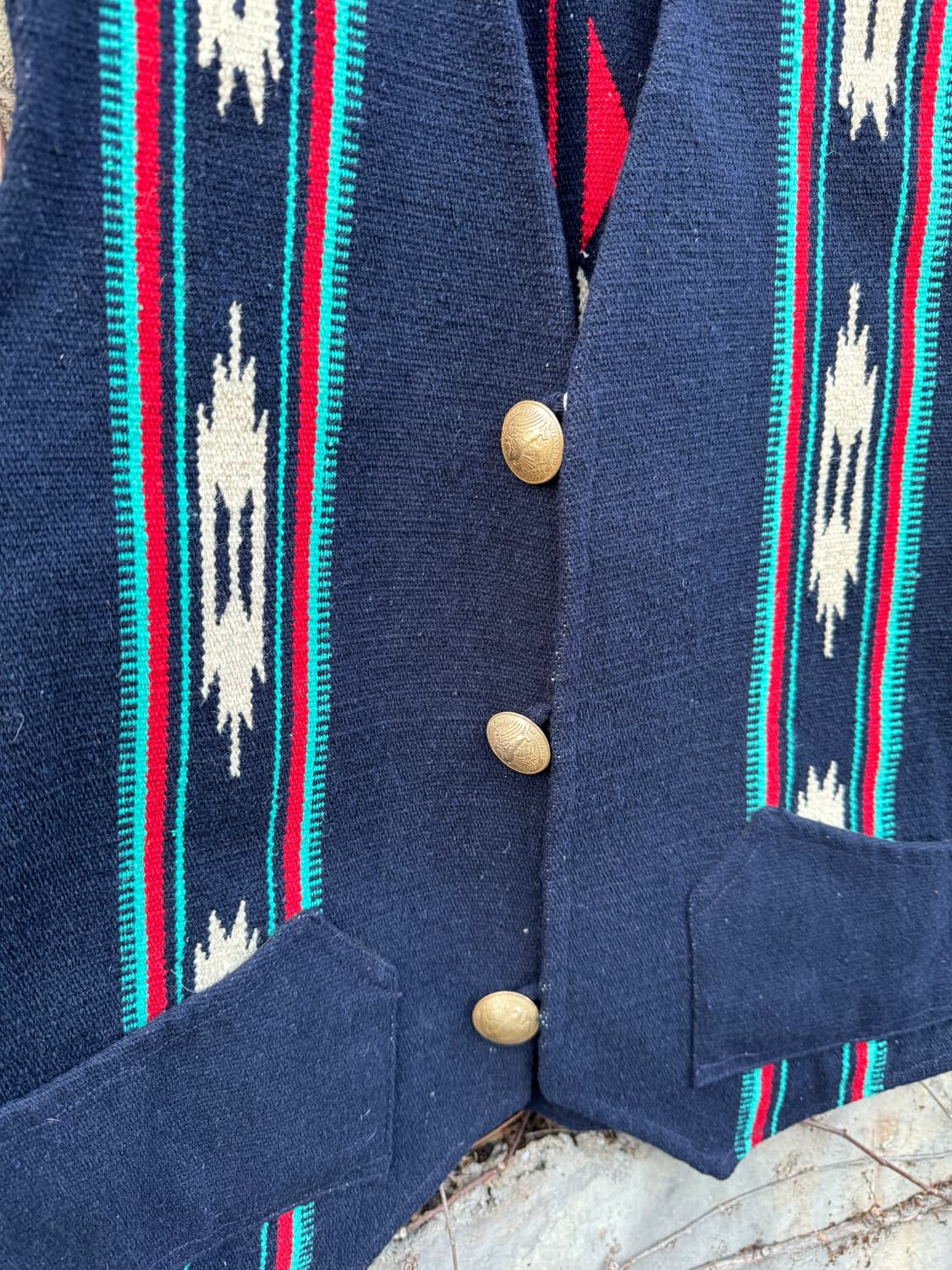 인디언 모터사이클 오르테가 치마요 베스트 나바호 웨스턴 조끼 38 상품이미지4