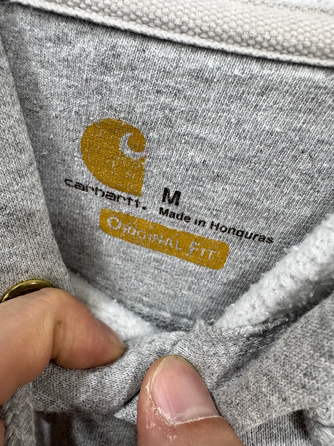 칼하트 k122 미드웨이트 루즈핏 후드집업 M 상품이미지5